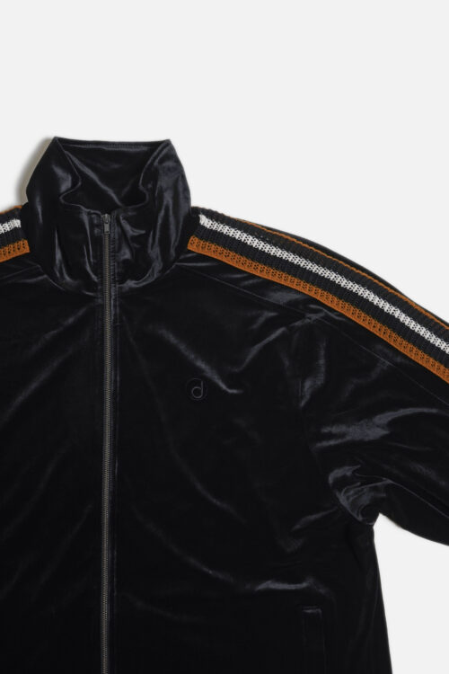 VELOUR TRACK JACKET BLACK