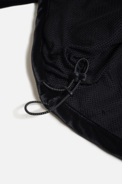 VELOUR TRACK JACKET BLACK