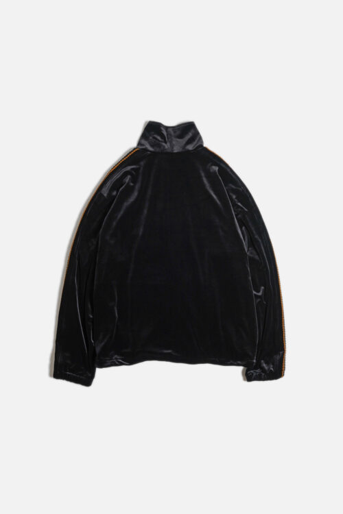 VELOUR TRACK JACKET BLACK