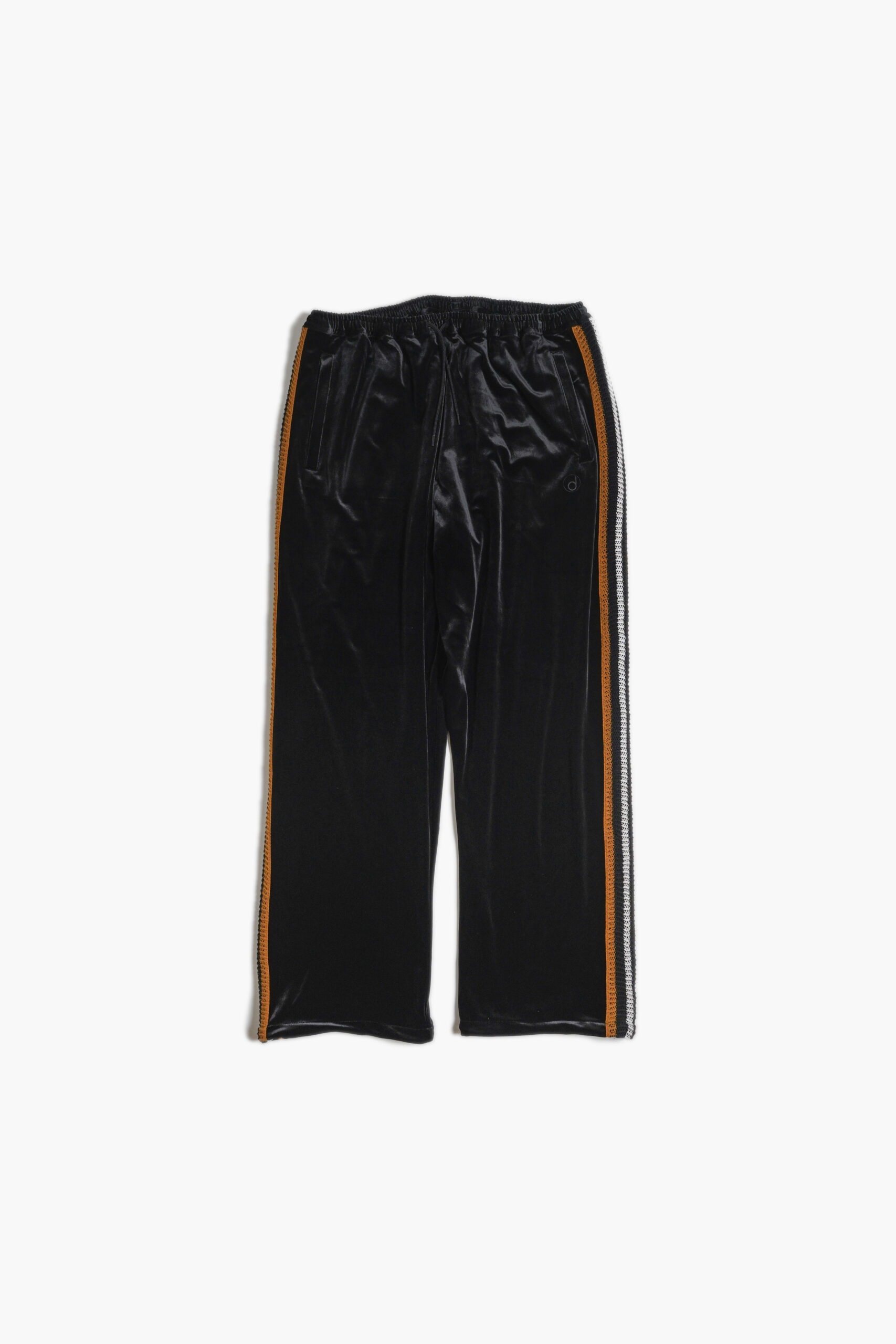 VELOUR TRACK PANT BLACK