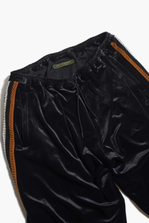 VELOUR TRACK PANT BLACK