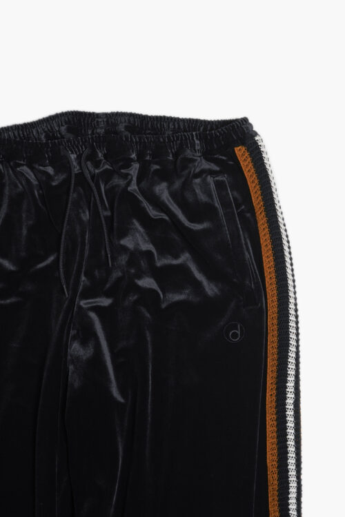 VELOUR TRACK PANT BLACK