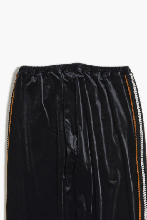 VELOUR TRACK PANT BLACK