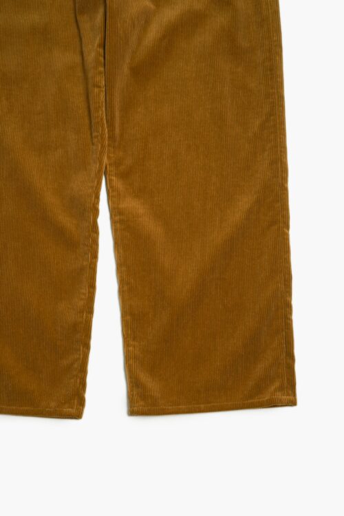 BELTED TROUSERS - CORDUROY - AMBER