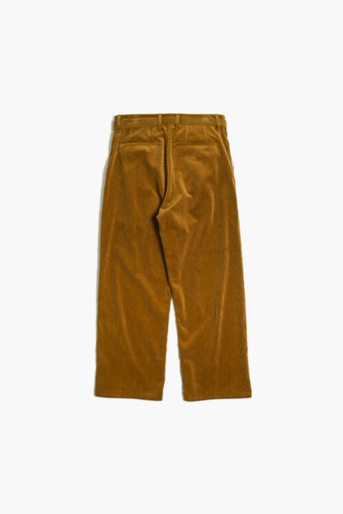 BELTED TROUSERS - CORDUROY - AMBER