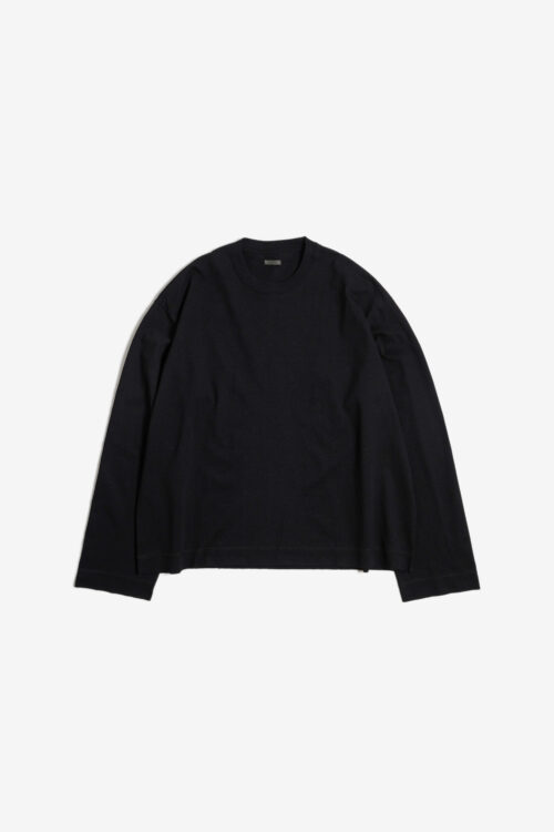 CUT OFF LS TEE BLACK