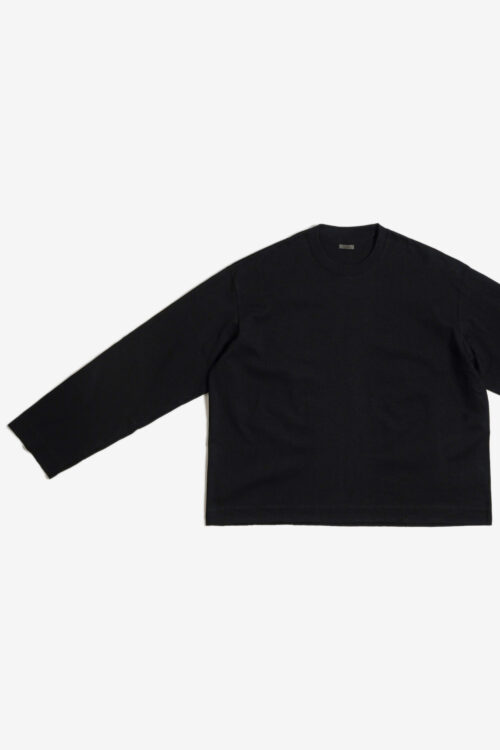 CUT OFF LS TEE BLACK