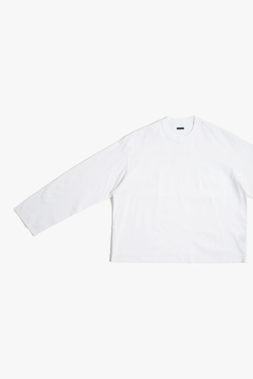 CUT OFF LS TEE WHITE