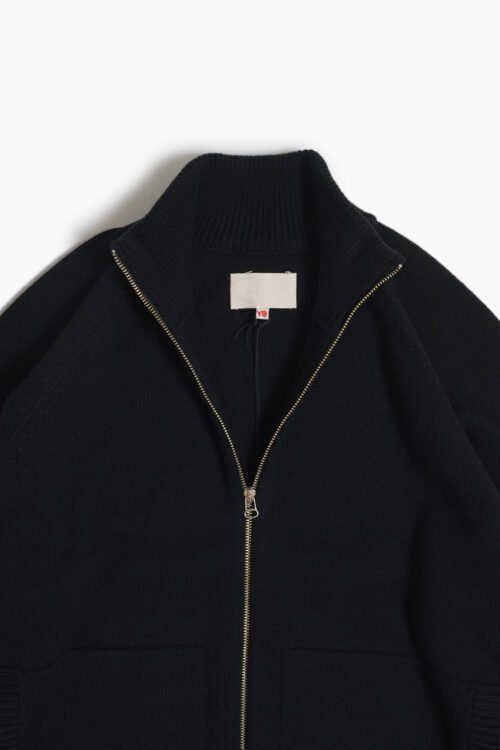 DRIVERS KNIT - WOOL × CASHMERE × SILK - BLACK