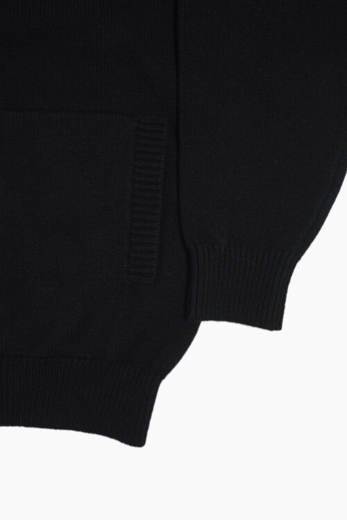DRIVERS KNIT - WOOL × CASHMERE × SILK - BLACK