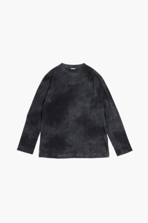 MELINO WOOL LONG SLEEVE T-SHIRT UNEVEN DYE