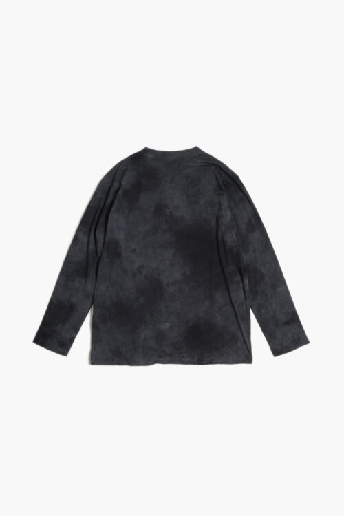 MELINO WOOL LONG SLEEVE T-SHIRT UNEVEN DYE