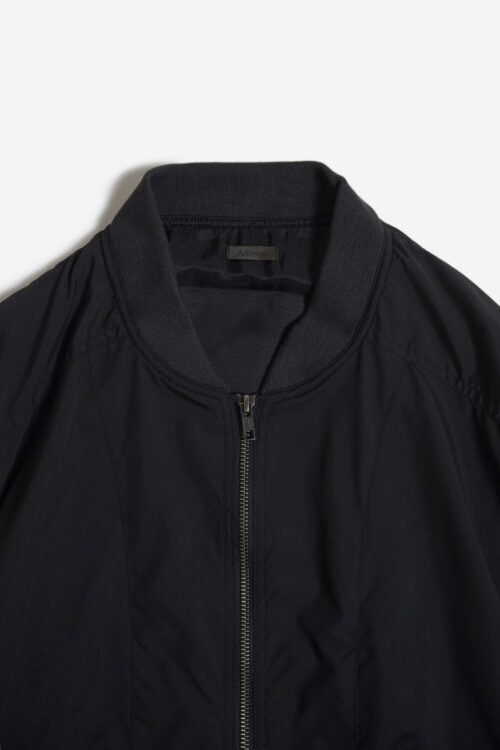 SMOOTH RIB POCKET BLOUSON FADE BLACK