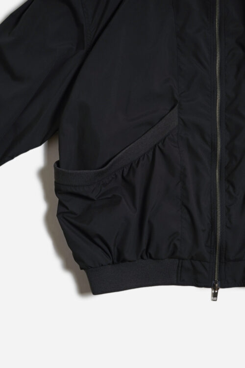 SMOOTH RIB POCKET BLOUSON FADE BLACK