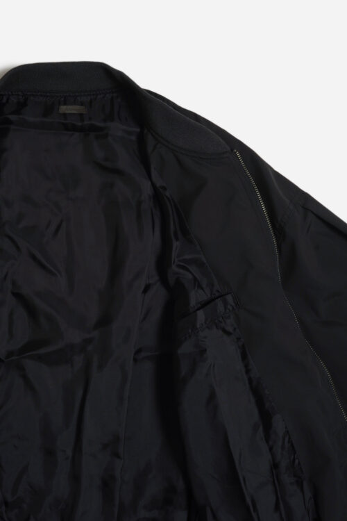 SMOOTH RIB POCKET BLOUSON FADE BLACK