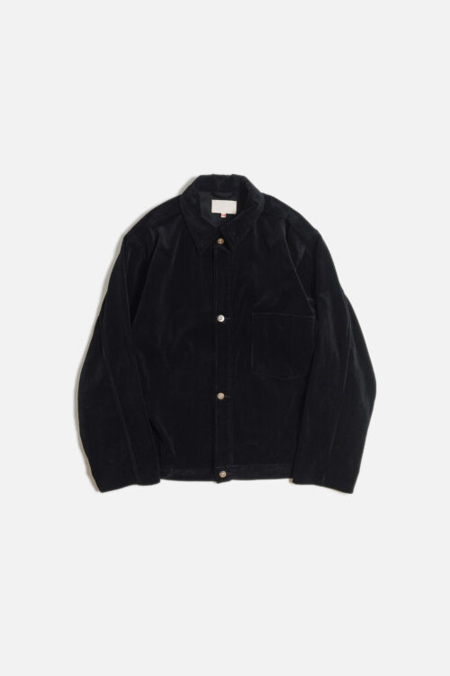 WORK BLOUSE - CORDUROY - BLACK