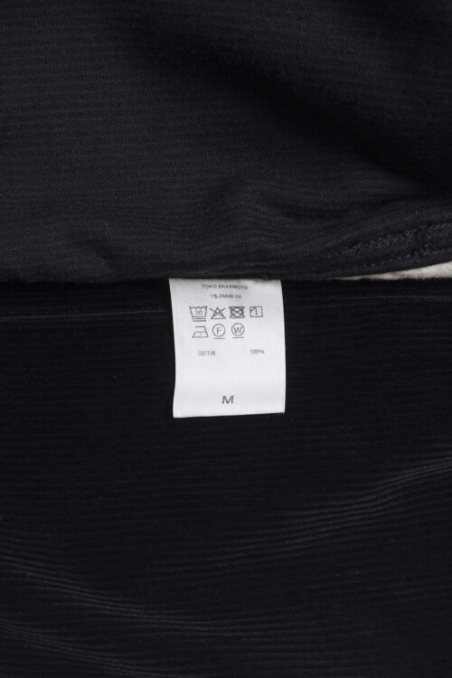 WORK BLOUSE - CORDUROY - BLACK