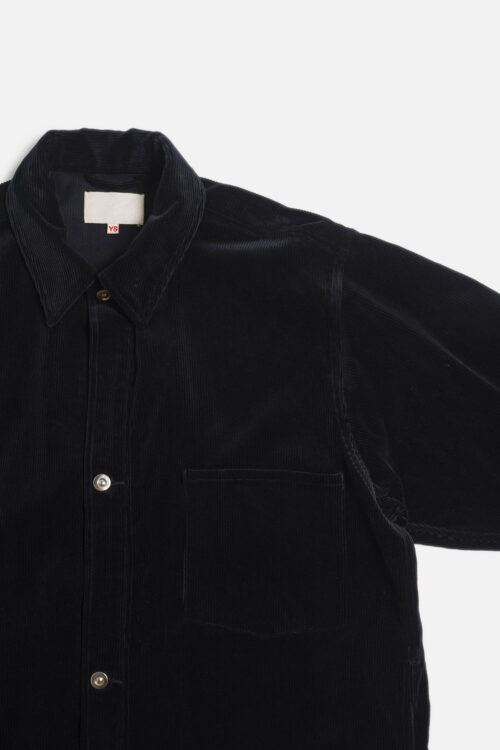 WORK BLOUSE - CORDUROY - BLACK