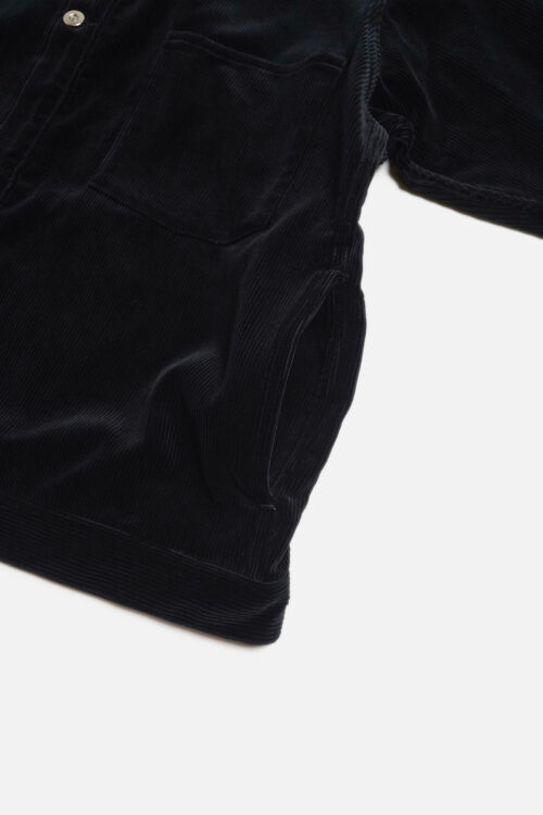 WORK BLOUSE - CORDUROY - BLACK