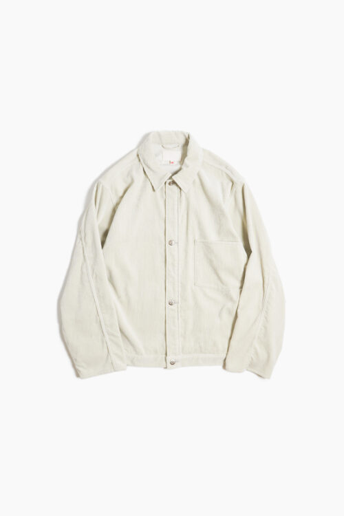 WORK BLOUSE - CORDUROY - IVORY