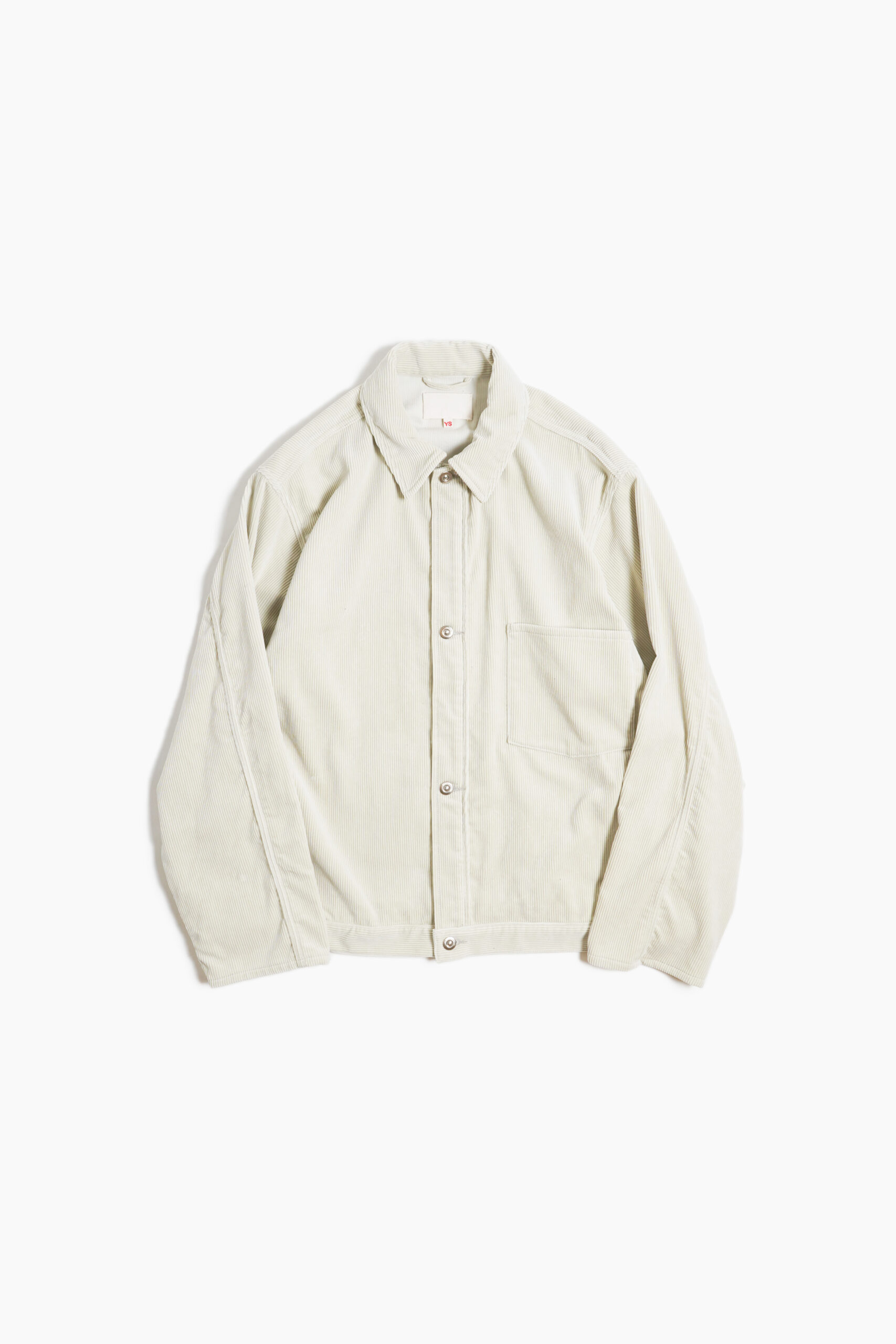WORK BLOUSE - CORDUROY - IVORY
