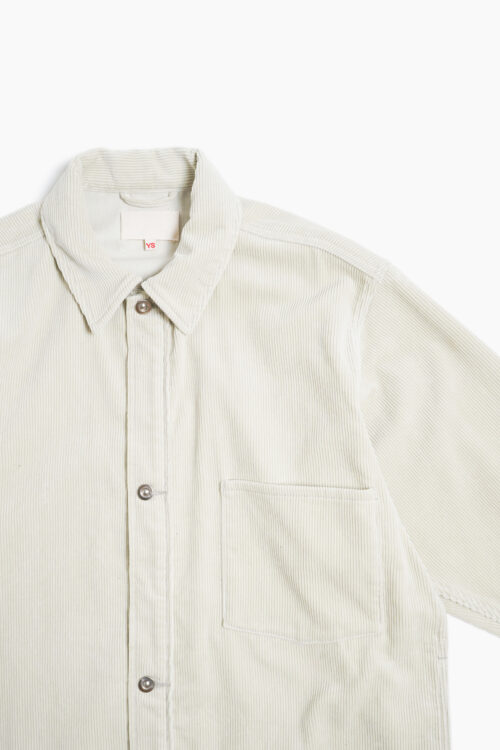 WORK BLOUSE - CORDUROY - IVORY