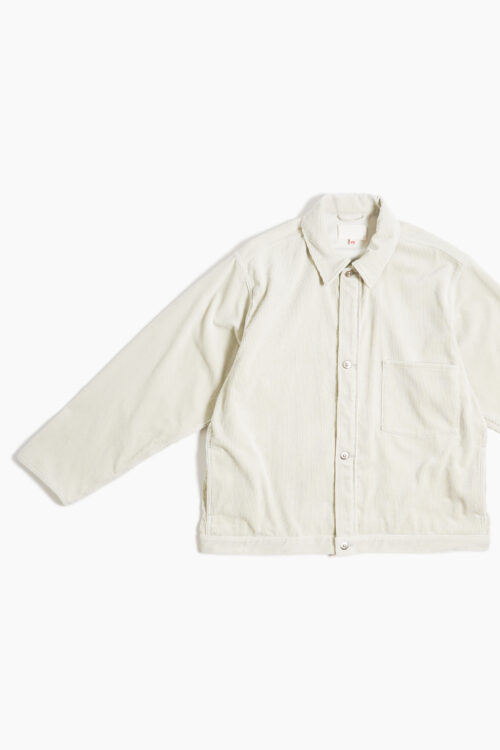 WORK BLOUSE - CORDUROY - IVORY
