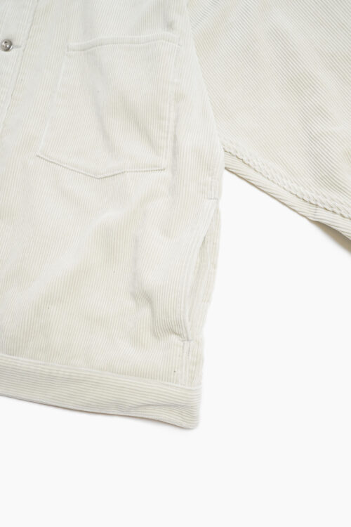WORK BLOUSE - CORDUROY - IVORY