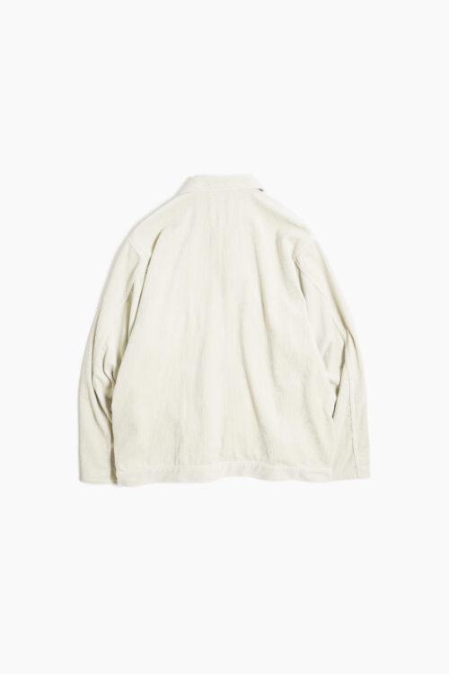 WORK BLOUSE - CORDUROY - IVORY