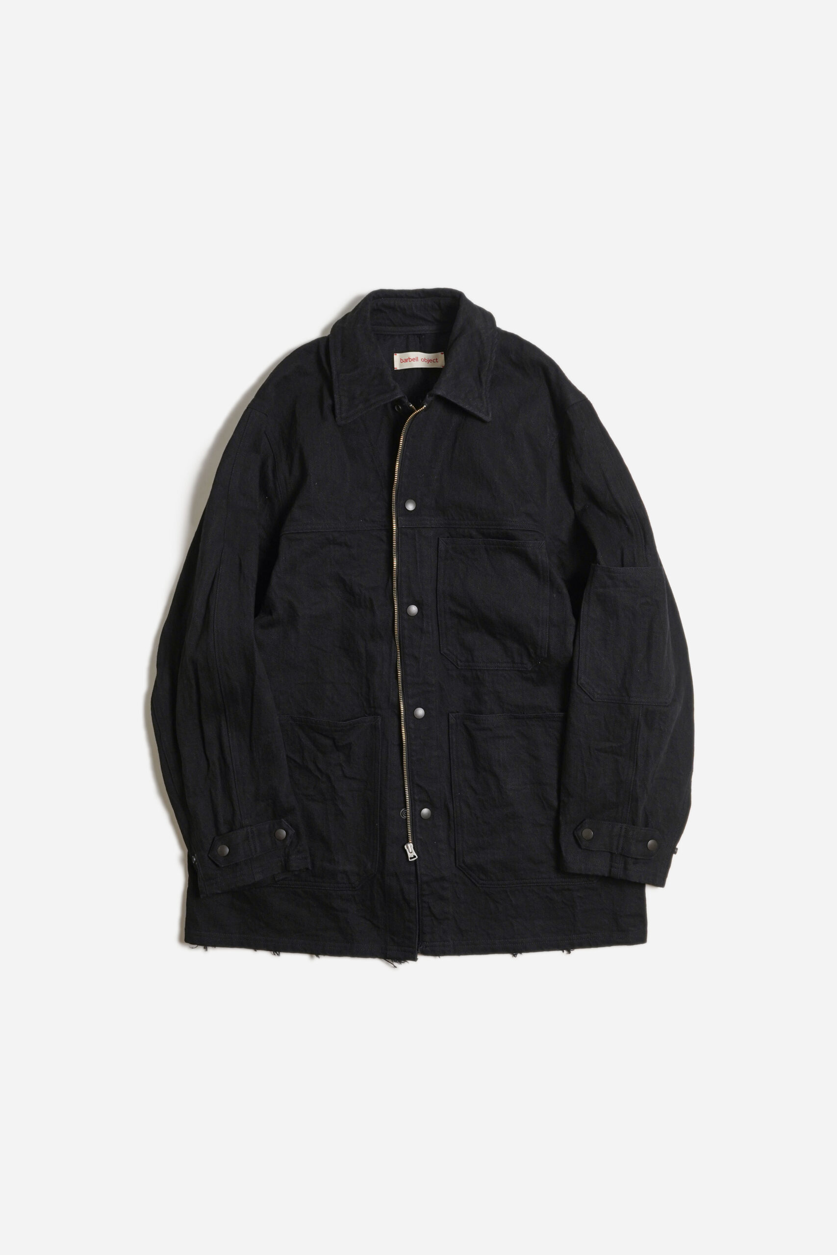 DENIM COVERALL BLACK