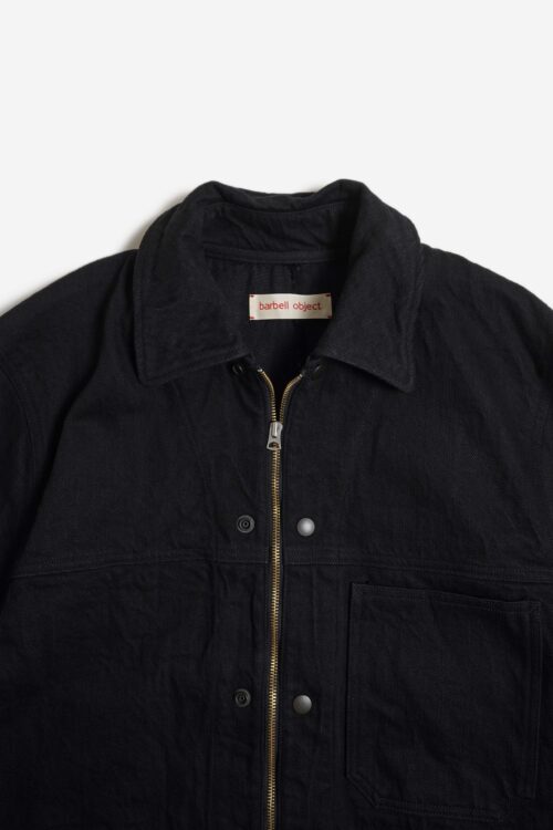 DENIM COVERALL BLACK