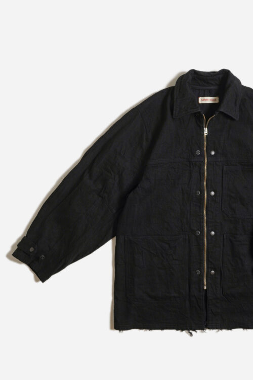 DENIM COVERALL BLACK