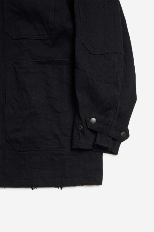 DENIM COVERALL BLACK