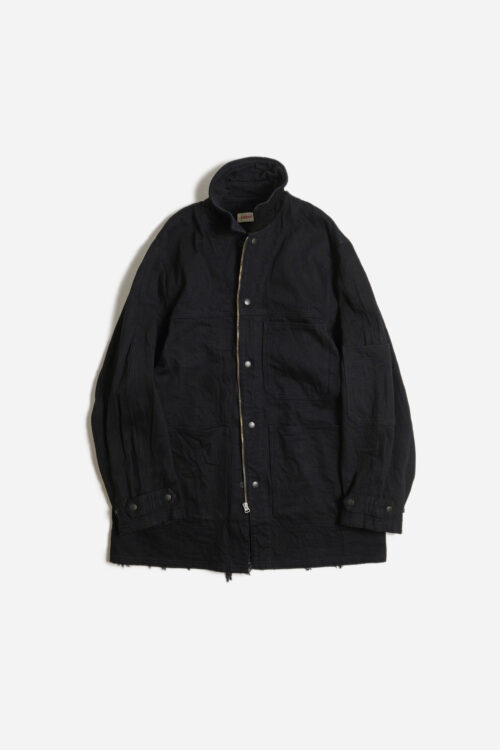 DENIM COVERALL BLACK