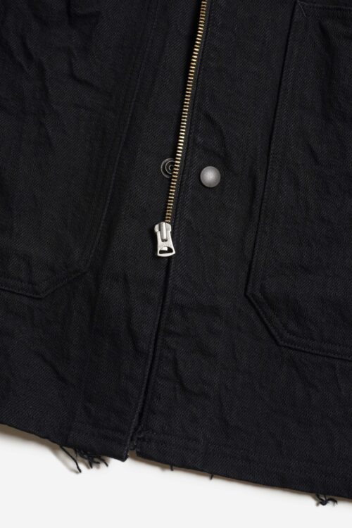 DENIM COVERALL BLACK