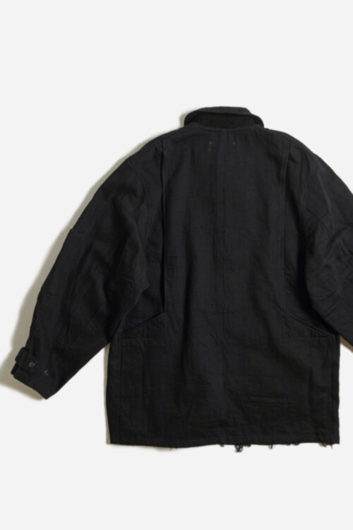 DENIM COVERALL BLACK