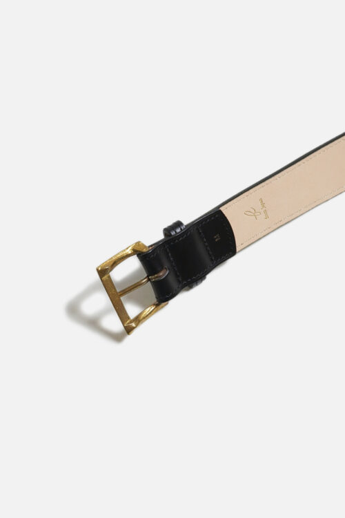 DRESS JODHPURS BELT - ILCEA - BLACK × GOLD