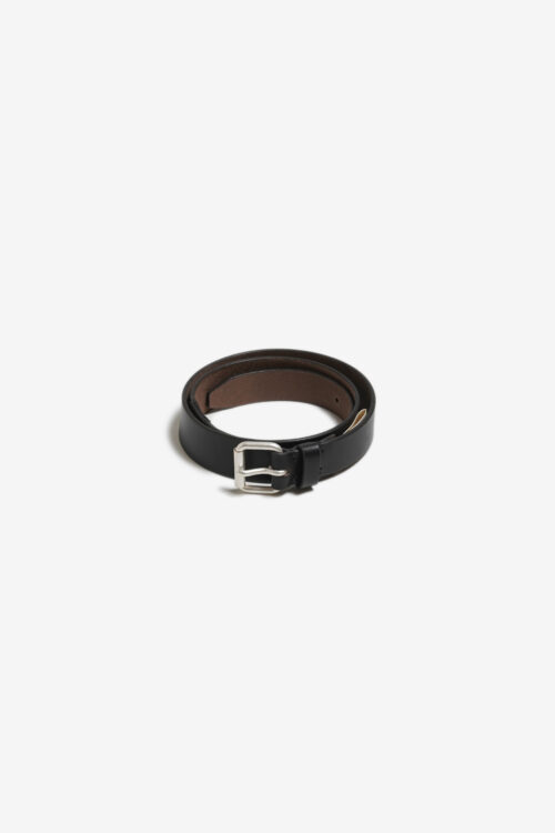 JODHPURS BELT - ITALY DOUBLE BUTT - BLACK × SILVER