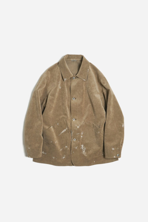 ULTRA SUEDE COVERALL BEIGE