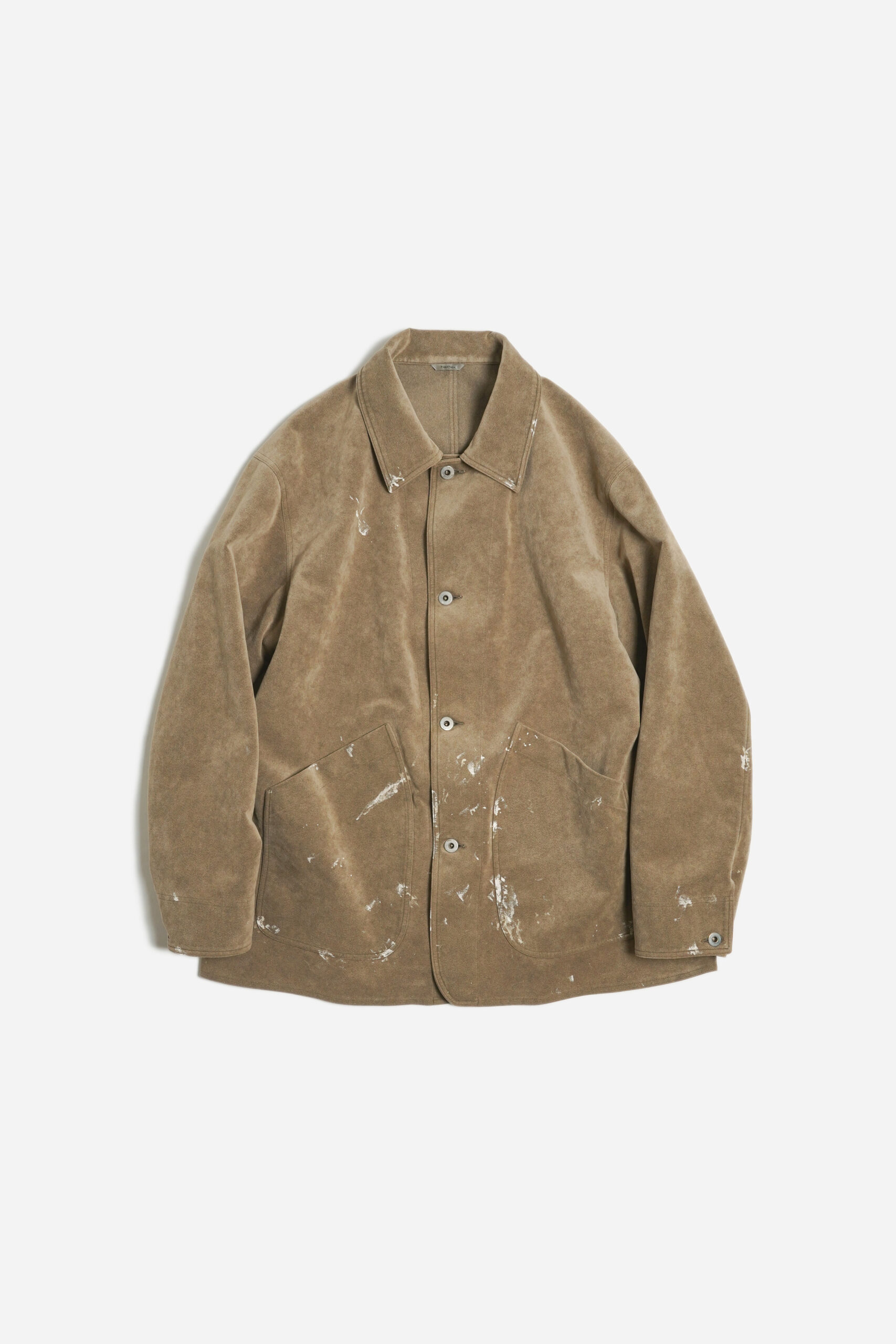ULTRA SUEDE COVERALL BEIGE