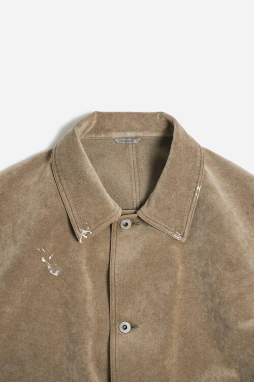 ULTRA SUEDE COVERALL BEIGE
