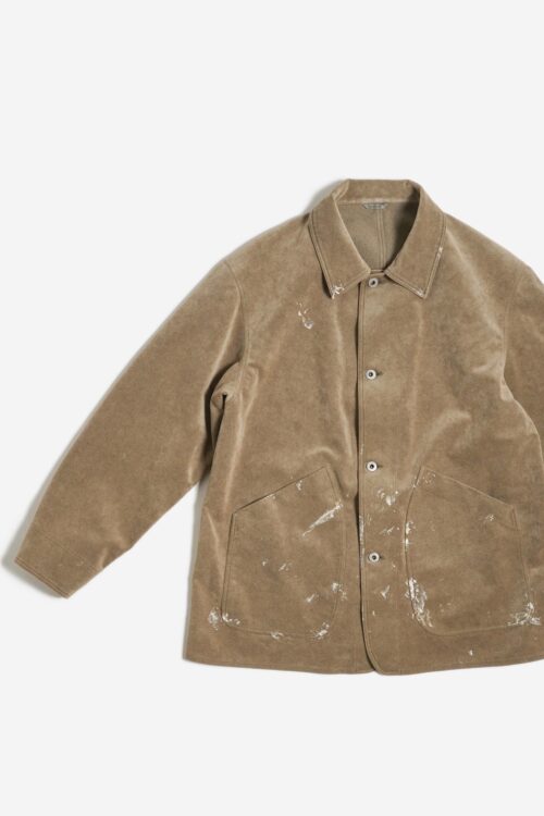 ULTRA SUEDE COVERALL BEIGE