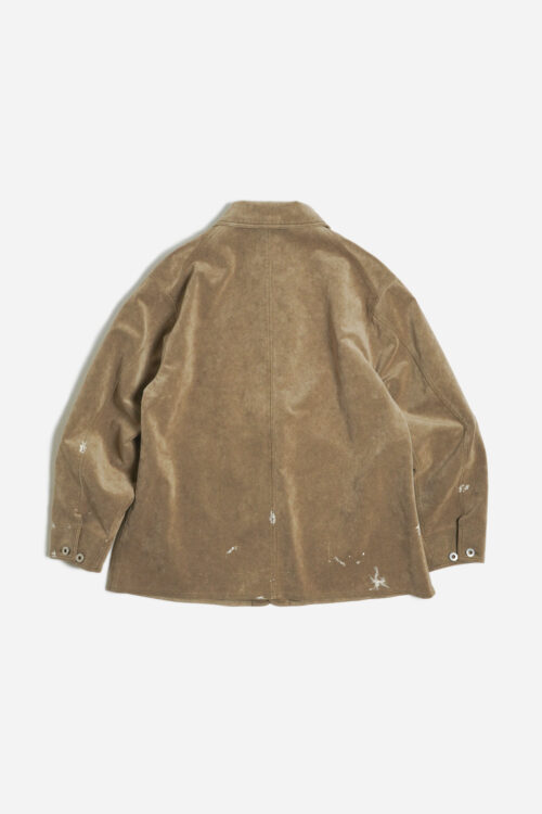 ULTRA SUEDE COVERALL BEIGE