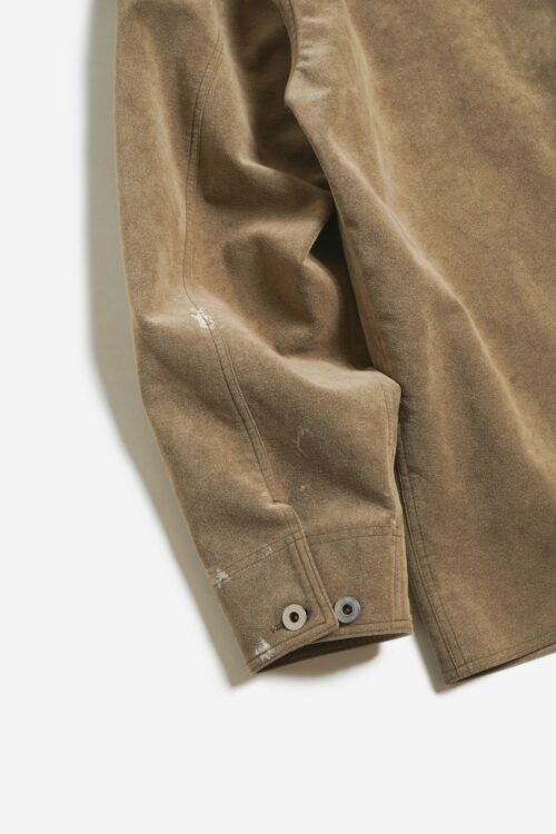 ULTRA SUEDE COVERALL BEIGE