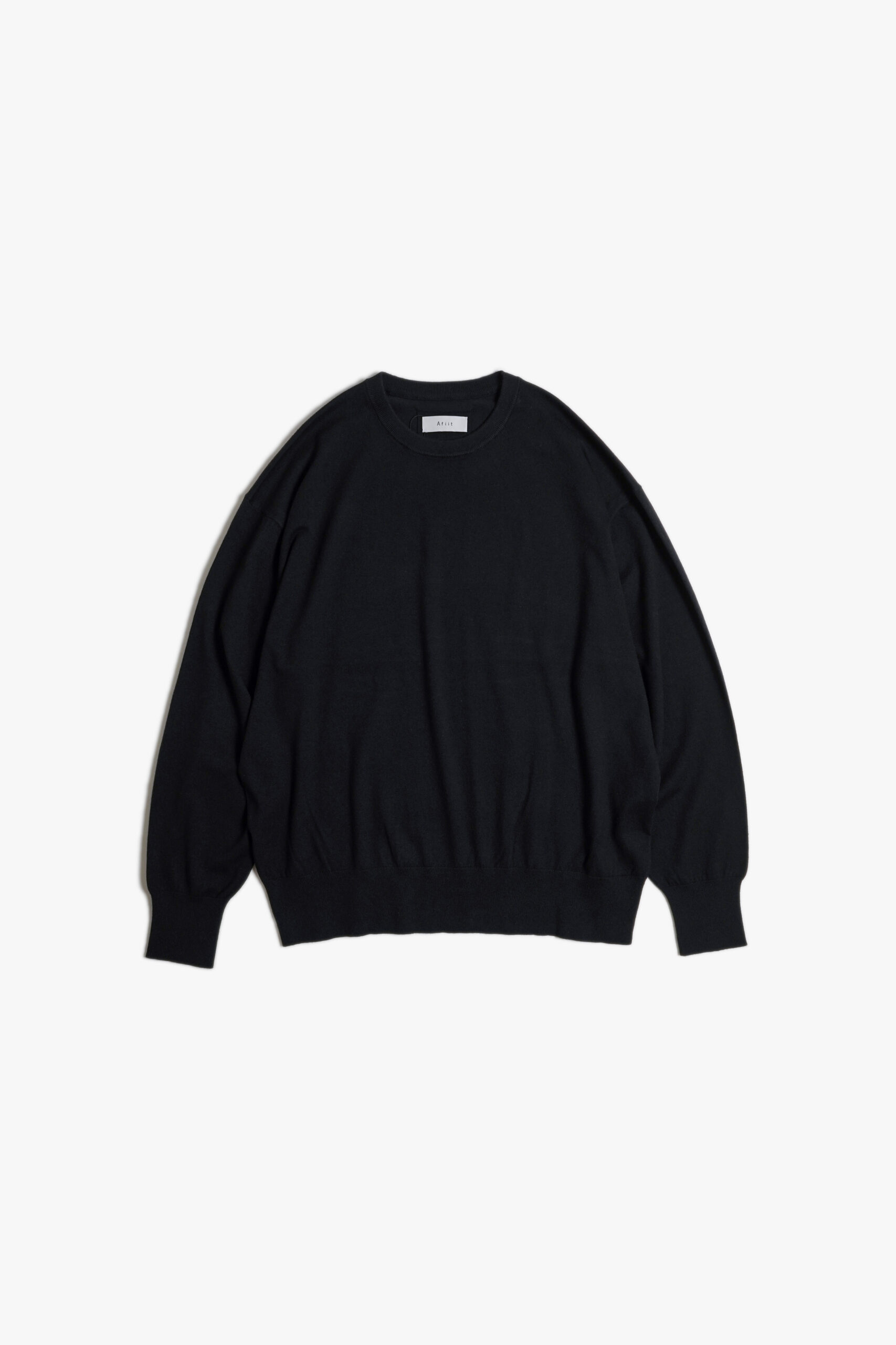 COTTON CASHMERE LS BLACK