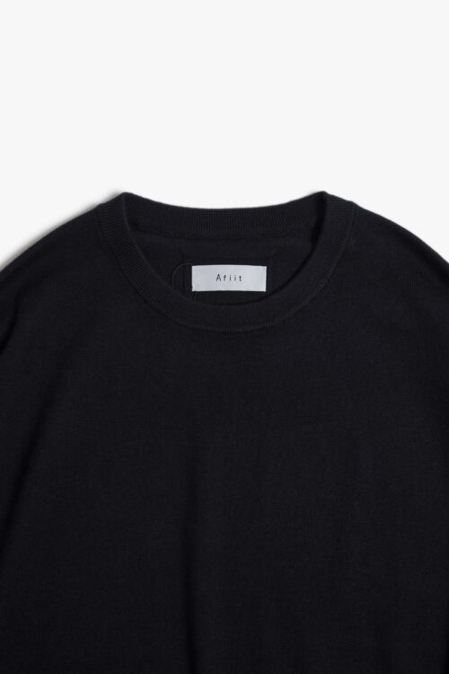 COTTON CASHMERE LS BLACK