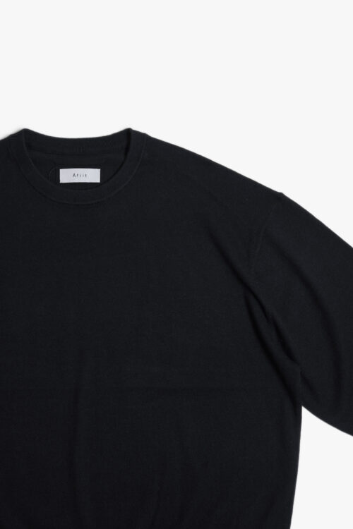 COTTON CASHMERE LS BLACK