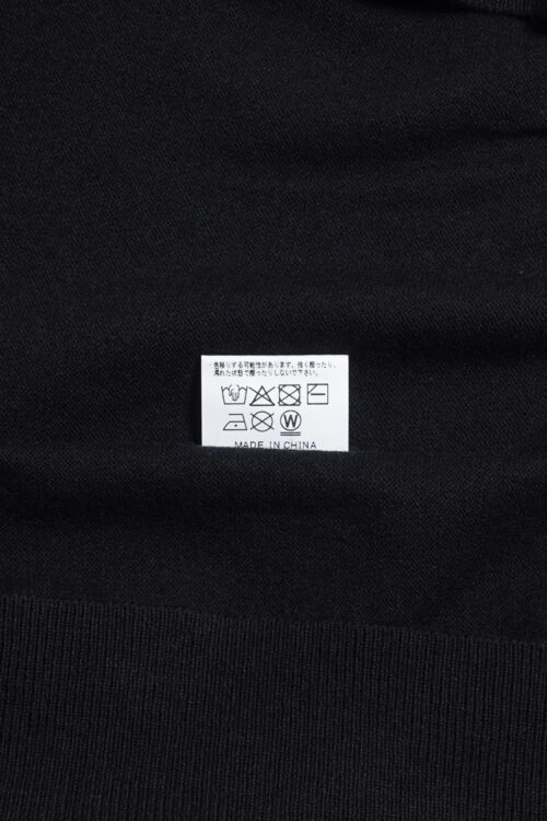 COTTON CASHMERE LS BLACK