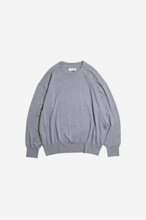 COTTON CASHMERE LS GRAY