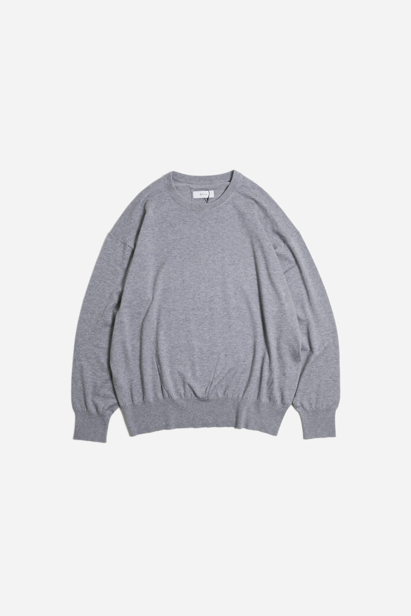 COTTON CASHMERE LS GRAY